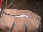 2003 Marlboro Suede Leather Travel Duffle Bag GUTS GRIT GEAR EXCELLENT