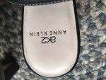 Sandals--Anne Klein AK2 black leather, dressy, 2" heel, 8M. Like new