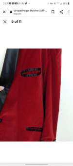 Vintage Smoking Jacket Blazer