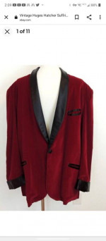 Vintage Smoking Jacket Blazer