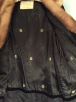VINTAGE PERSIAN LAMBSWOOL and BLONDE MINK COAT