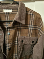 Women’s Cordurouy and plaid light jacket