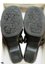 Women’s Black Slide-in sandal, size 7.