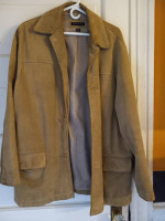 BANANA REPUBLIC mens SUEDE COAT