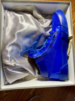 Giuseppe Zanotti men’s blue suede high tops