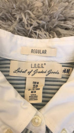lot of 2 men's long sleeve button up size medium shirts tops