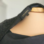 Escada DESIGNER Black Beaded and Sequin Skirt! Never WORN!