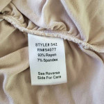 CAbi #542 Size Small Grecian Nude Blush Ruched Sleeveless Top