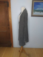 Barefoot Dreams CozyChic Lite open cardigan two pockets gray size 2X S