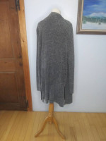 Barefoot Dreams CozyChic Lite open cardigan two pockets gray size 2X S