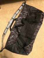 Victoria’s Secret PINK X-Large Black /White Marled DuffelOvernight Bag