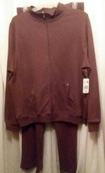 BOBBY BROOKS BROWN SWEAT SUIT