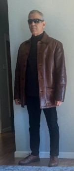 Leather Coat-mens