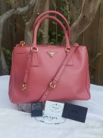 Prada Saffiano Lux Galleria tote satchel