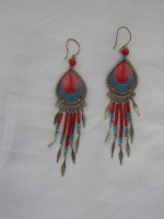 Earrings Handcrafted by American Indians-Exc.Cond