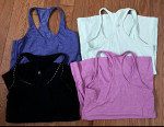 Womens' Lululemon Racerback Tank Tops