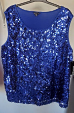 Sequin tops, XL/12