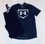 Under Armour Boys Youth 2pc Short & Tee Set - Large
