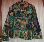 WOMAN LIGHTWEIGHT  PRINTED JACKET SIZE XL