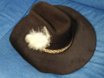 Hat Cowboy / Western, 100% Wool Vintage Imperial Merino