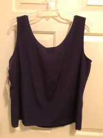 Deep plum tank top 14P NWT