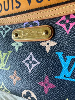 Louis Vuitton Pochette Milla MM - Monogram Multicolor Black M60097