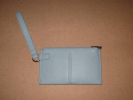 Jewell by THIRTY-ONE Faux Pebbled Leather Wrist Wallet Aqua Blue