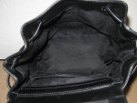 Rebecca Minkoff Sofia Backpack, black leather w/ multi-color tassle