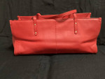 Kate Spade rare leather wide shoulder bag RED