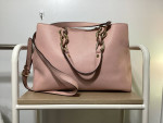 Michael Kors Pink Handbag Cynthia Satchel w/ detachable crossbody strap