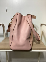 Michael Kors Pink Handbag Cynthia Satchel w/ detachable crossbody strap