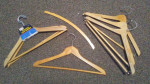 8 Wooden Hangers