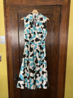 Pinup Coutour sleeveless midi rockabilly vintage reproduction 50s 60s