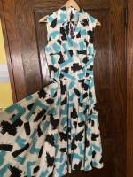 Pinup Coutour sleeveless midi rockabilly vintage reproduction 50s 60s