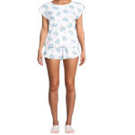POP TARTS Women's Plus Size 3X(22W-24W) PAJAMA SET 3-Pc TOP, SHORTS
