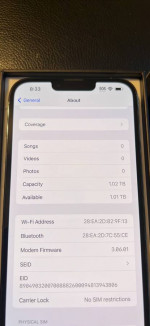 iPhone 13 pro max 1TB blue unlocked