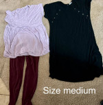 Maternity clothes size medium and large