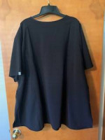 Scrubs Top Black 5X