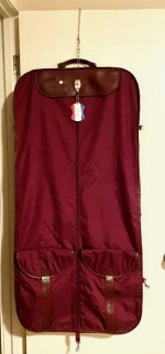 American Tourister Burgundy Garment Bag