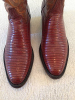 Size 10.5 Lucchese "Classic" Lizard Boot