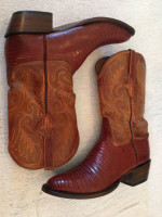 Size 10.5 Lucchese "Classic" Lizard Boot
