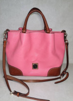 Dooney Bourke Pink Barlow Purse Crossbody Handbag Bag