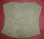 Green Bridesmaid /Evening Gown-2 piece-Strapless Top/Long Skirt-Size 6