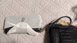 Handbag & Wallet, Black Faux Leather, MKF Collection