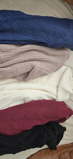 HUGE women's plus fashion clothing chunky knit sweaters dresses tops f
