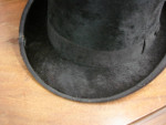 Antique 1890s 1900s Beaver Top Hats and Case Knox Hat New York & Paris