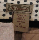 Art & Soul Jacket Womens  Tan Top Collard Button Up AT THE TOP