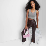 Women' Notch Front Tiny Tank Top - Wild Fable