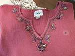 BNWOT - Beautiful CLEO Rose 3/4 length sleeve top! Size Small