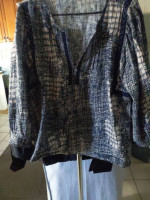 clothing, 3 blue Ladies tops size medium